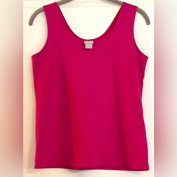 Chico's Pink Sleeveless Tank Top Size 1 - Picture 1 of 6